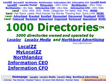 Tablet Screenshot of 1000directories.com